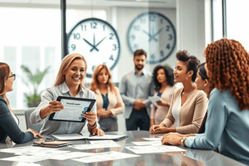 Illustration eines persönlichen Kredits mit schneller und sicherer Freigabe.