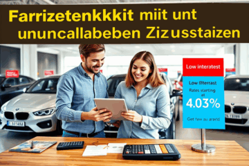 Fahrzeugkredit Angebote mit besten Zinssätzen