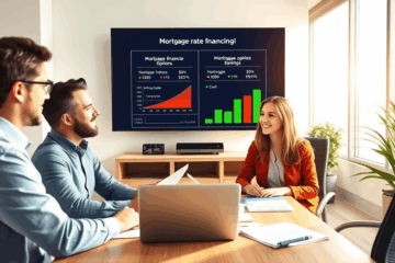Grafik zur schnellen und sicheren Immobilienfinanzierung mit Vergleichen der besten Konditionen