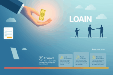 Das Bild zeigt eine glückliche Person, die eine finanzielle Unterstützung erhält durch ein persönliches Darlehen von Consors Finanz.