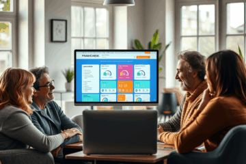 Bild von einer Person, die ein persönliches Darlehen beantragt, unterstützt von Finanzcheck.de.