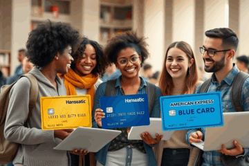 Bild einer Kreditkarte für Studenten mit Vorteilen und Rabatten