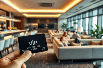 VIP-Zugang Karte für exklusive Lounges und Annehmlichkeiten