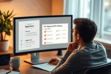 Illustration zur Überprüfung der Vorabgenehmigung im Finanzbereich.