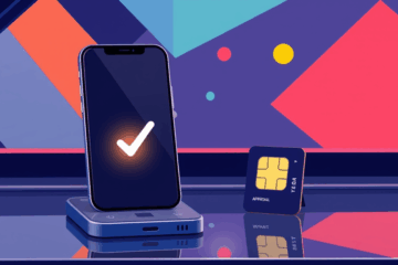 Abbildung einer neuen SIM-Karte und eines Handys, die zusammen genehmigt werden müssen.