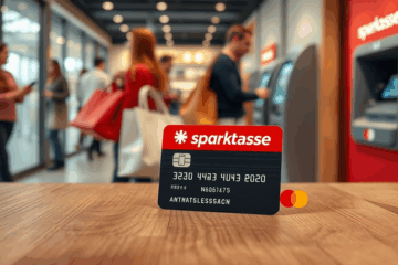 Eine Sparkasse Mastercard, die Vorteile für weltweite Zahlungen bietet.