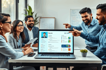 Ein ansprechendes Bild eines Lebenslaufs, der für eine SAP-Position vorbereitet wurde.