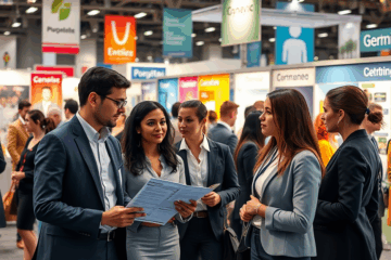 Strategien zur Selbstpräsentation und Networking auf Jobmessen in Deutschland.